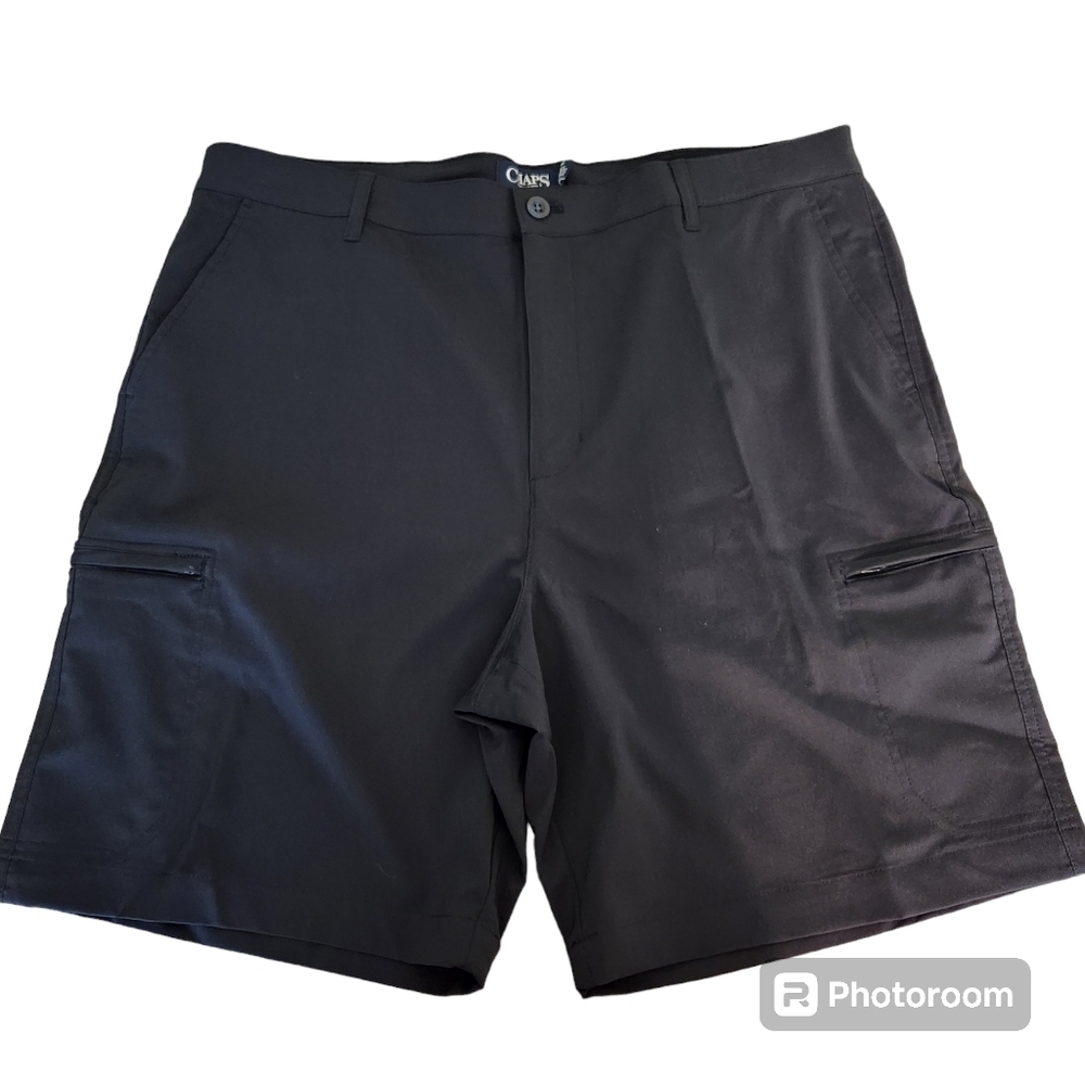 Chaps Mens Cargo Shorts Flat Front Stretch Shorts
